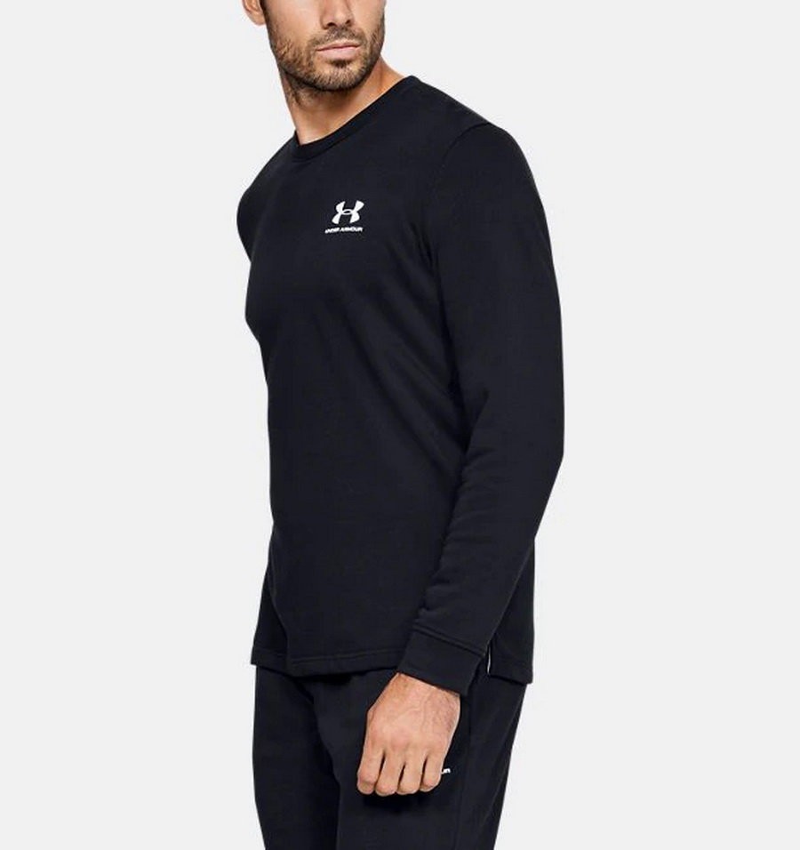 Футболка с длинным рукавом Under Armour SPORTSTYLE TERRY LOGO CREW 1355629-001