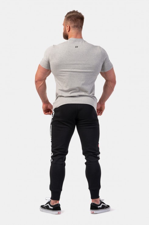 Футболка NEBBIA Minimalist Logo T-shirt 291 Light grey
