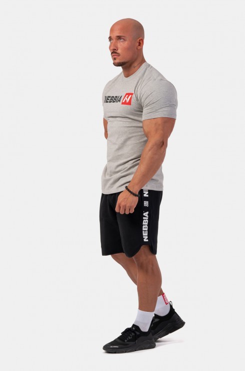 Футболка NEBBIA Red N T-shirt 292 Light grey