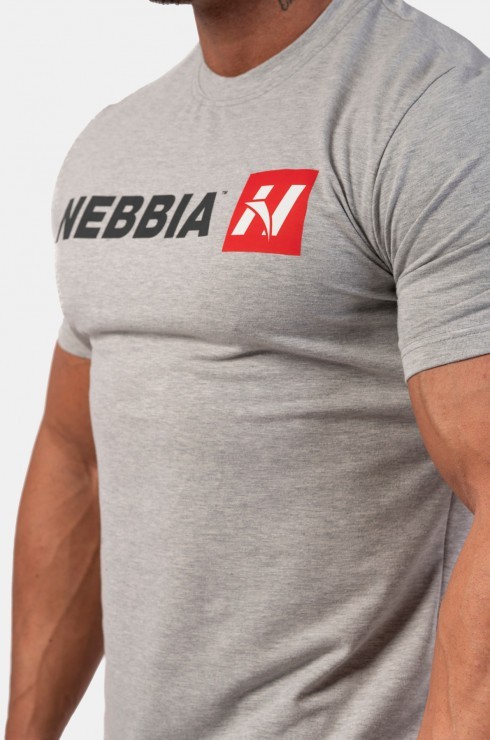 Футболка NEBBIA Red N T-shirt 292 Light grey