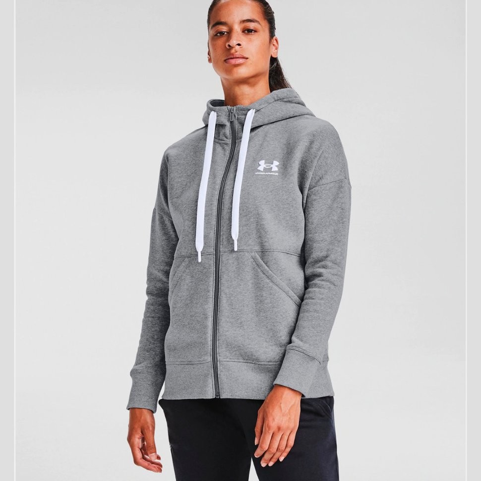 Толстовка Under Armour Rival Fleece FZ Hoodie 1356400-035
