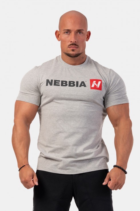 Футболка NEBBIA Red N T-shirt 292 Light grey