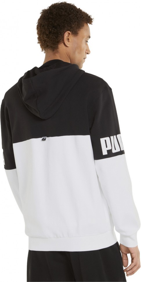 Толстовка Puma Puma Power Colorblock Full-Zip Hoodie TR 84739001
