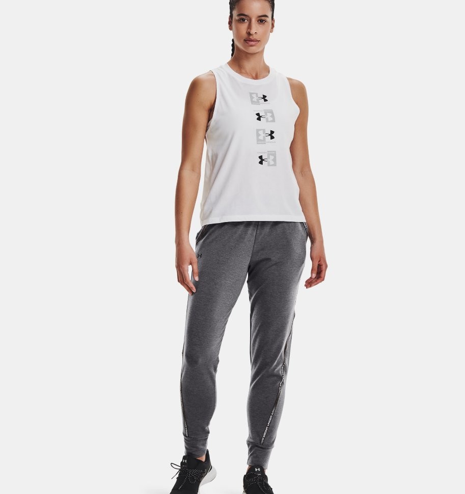 Брюки Under Armour UA Rival Terry Taped Pant 1361095-010