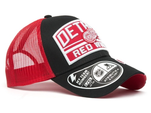 Бейсболка ATRIBUTIKA & CLUB Detroit Red Wings №13, черн.-красн. 31763