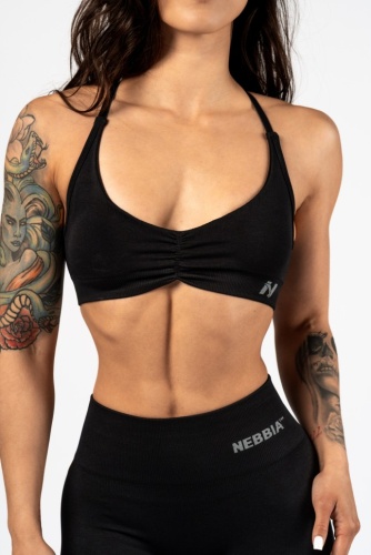 Топ Nebbia Medium-Support Sports Bra TOTALLY SEAMLESS 305 Black