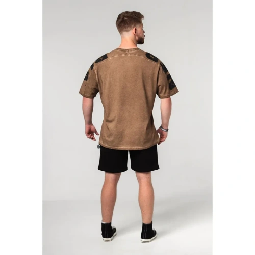 Футболка Nebbia Washed-off Oversized T-shirt LIFTING CLUB 368 Brown