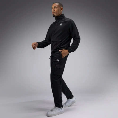 Толстовка Venum Trooper Men's Half-Zip Jacket - Black/Forest Green Ven05357-102