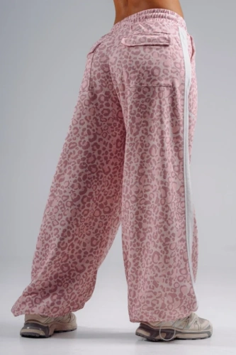 Брюки Nebbia Baggy Leopard Sweatpants PRIMAL 865 Pink