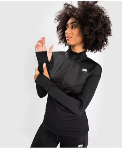 Толстовка Venum Essential Women's Base Layer Top - Black Ven04743-001