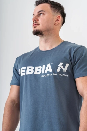 Футболка Nebbia GYM ESSENTIALS 380 Grey