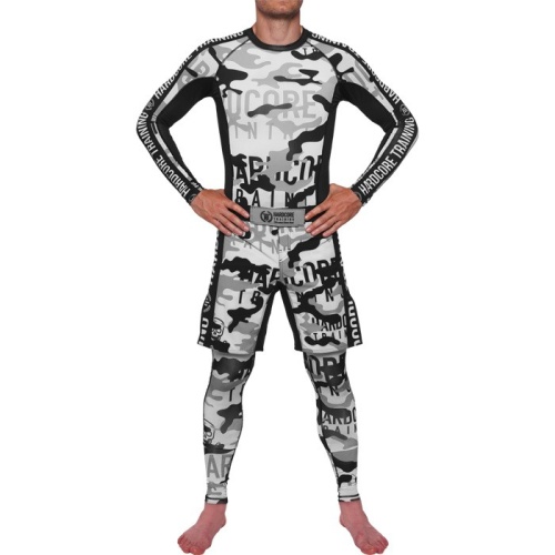 Рашгард Hardcore Training Camo 2.1 LS Grey hctrash0249