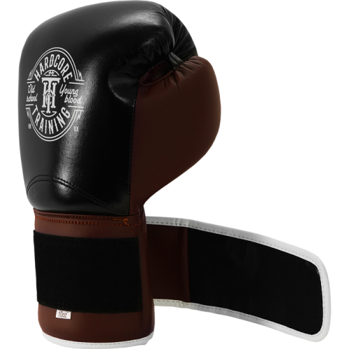Боксерские перчатки Hardcore Training HardLea Black/Brown hctboxglove014