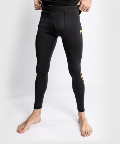 Компрессионные штаны Venum Tempest 2.0 Black/Gold 04309