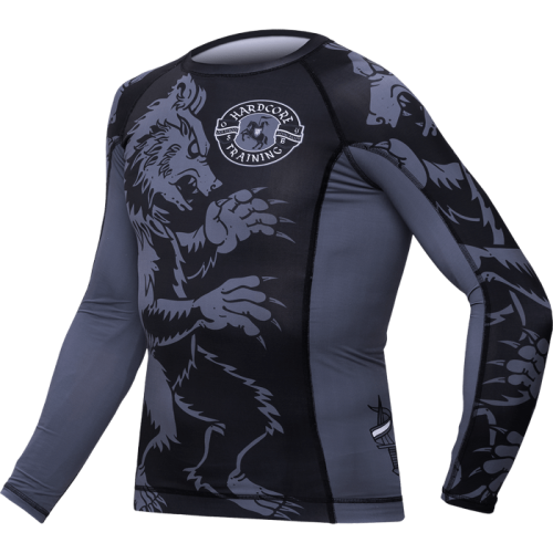 Рашгард Hardcore Training Heraldry Black LS hctrash0324