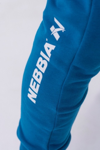 Брюки Nebbia Men Slim sweatpants with zip pockets “Re-gain” 320 Blue