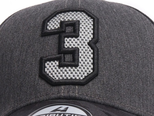Бейсболка ATRIBUTIKA&CLUB КХЛ №3, серо-черн. 50470