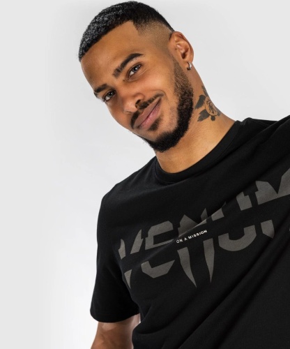 Футболка Venum On Mission T- shirt - Regular Fit - Black ven04933-001