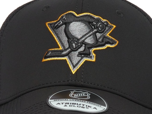 Бейсболка ATRIBUTIKA & CLUB Pittsburgh Penguins, черн. 31721