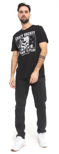Футболка ATRIBUTIKA & CLUB Crazy Hockey, черн. 138440