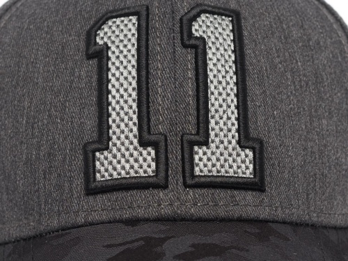 Бейсболка ATRIBUTIKA&CLUB КХЛ №11, черн.-сер. 207305