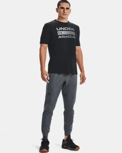 Футболка Under Armour UA TEAM ISSUE WORDMARK SS Black /  / Rhino Gray 1329582-001