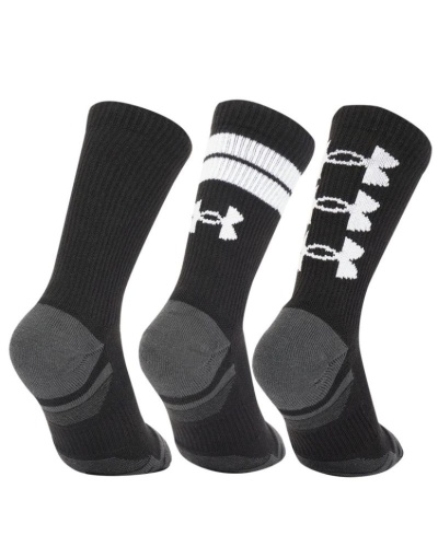 Носки Under Armour UA Perf Tech Nov 3pk Crew-BLK 1379515-002