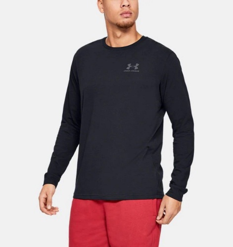 Футболка Under Armour с длинным рукавом SPORTSTYLE LEFT CHEST LS 1329585-001