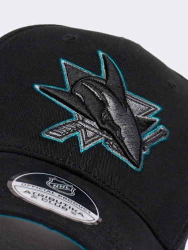 Бейсболка ATRIBUTIKA & CLUB San Jose Sharks, зелен.-черн. 32334