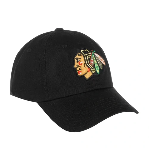 Бейсболка AMERICAN NEEDLE 40742A-CBH Chicago Blackhawks Blue Line NHL (черный) 06-196-09-00