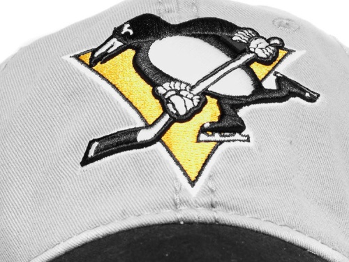 Бейсболка ATRIBUTIKA & CLUB Pittsburgh Penguins, серо-черн. 29067