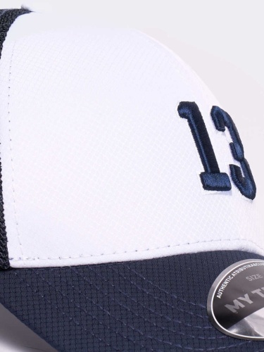 Бейсболка ATRIBUTIKA & CLUB №13, бел.-т.син. 21173