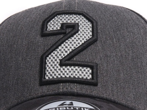 Бейсболка ATRIBUTIKA&CLUB КХЛ №2, серо-черн. 50469