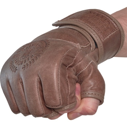 Перчатки ММА Hardcore Training Heritage Brown hctglove02