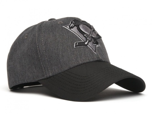 Бейсболка ATRIBUTIKA & CLUB Pittsburgh Penguins, серо-черн. 31544
