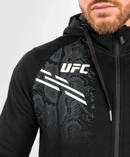 Толстовка Venum UFC Adrenaline by Venum Replica Men’s Zip Hoodie - Black VNMUFC-00204-001