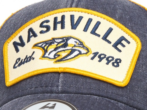 Бейсболка ATRIBUTIKA & CLUB Nashville Predators, син.-желт. 31539