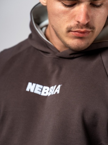 Толстовка Nebbia Training Hoodie HERO 300 brown