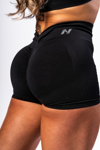 Шорты Nebbia High Waisted Push-Up Shorts TOTALLY SEAMLESS 304 Black
