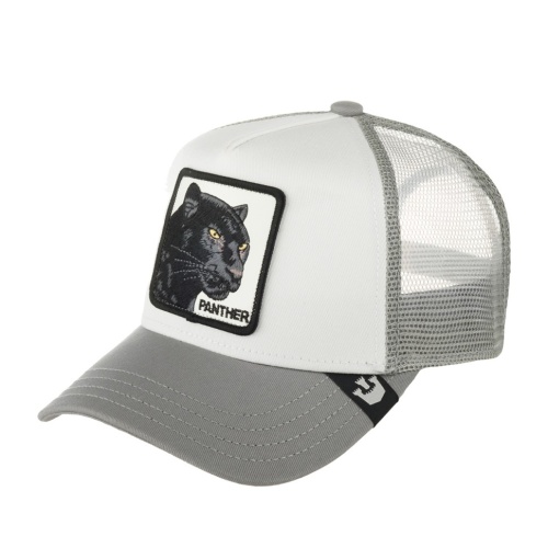 Бейсболка GOORIN BROTHERS Animal Farm THE PANTHER 101-0381 (белый серый) 91-643-50-00