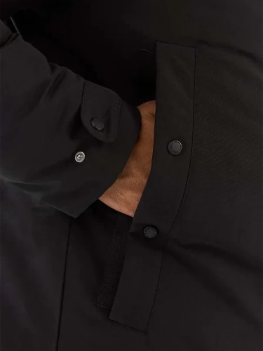Пальто RANK пуховое Man, PROOF-TEX Long Down Jacket, Black 1004003-001