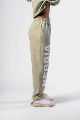 Брюки Nebbia Loose-Fit Baggy Pants BOYFRIEND STYLE 432 Green