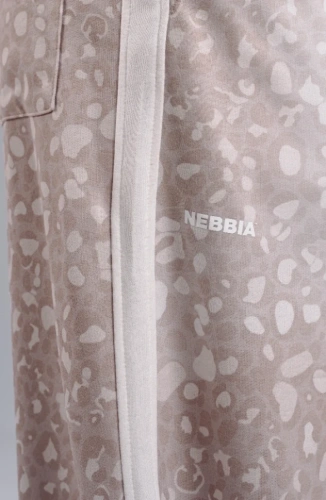 Брюки Nebbia Baggy Leopard Sweatpants PRIMAL 865 Cream