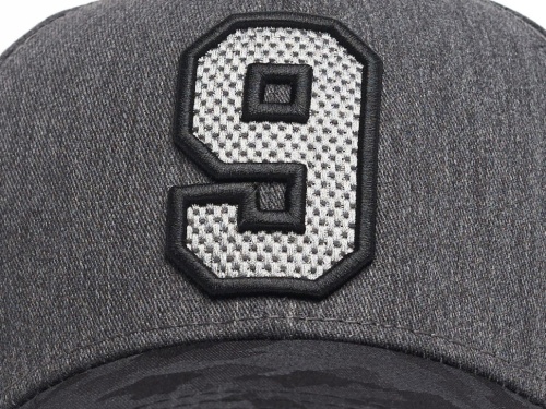 Бейсболка ATRIBUTIKA&CLUB КХЛ №9, черн.-сер. 207303
